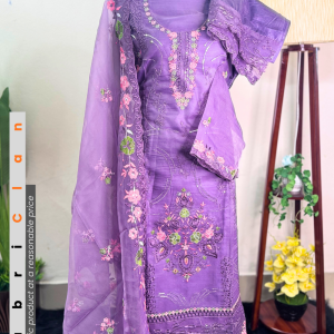 সাদাবাহার অরগাঞ্জা পাকিস্তানি ইনস্পায়ার্ড  | Sadabahar Pakistani inspired Unstitched