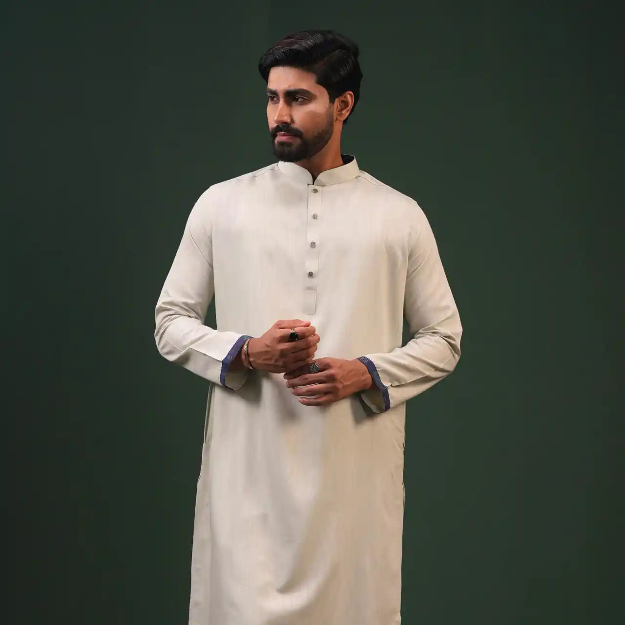 Panjabi – Classic White - Image 2