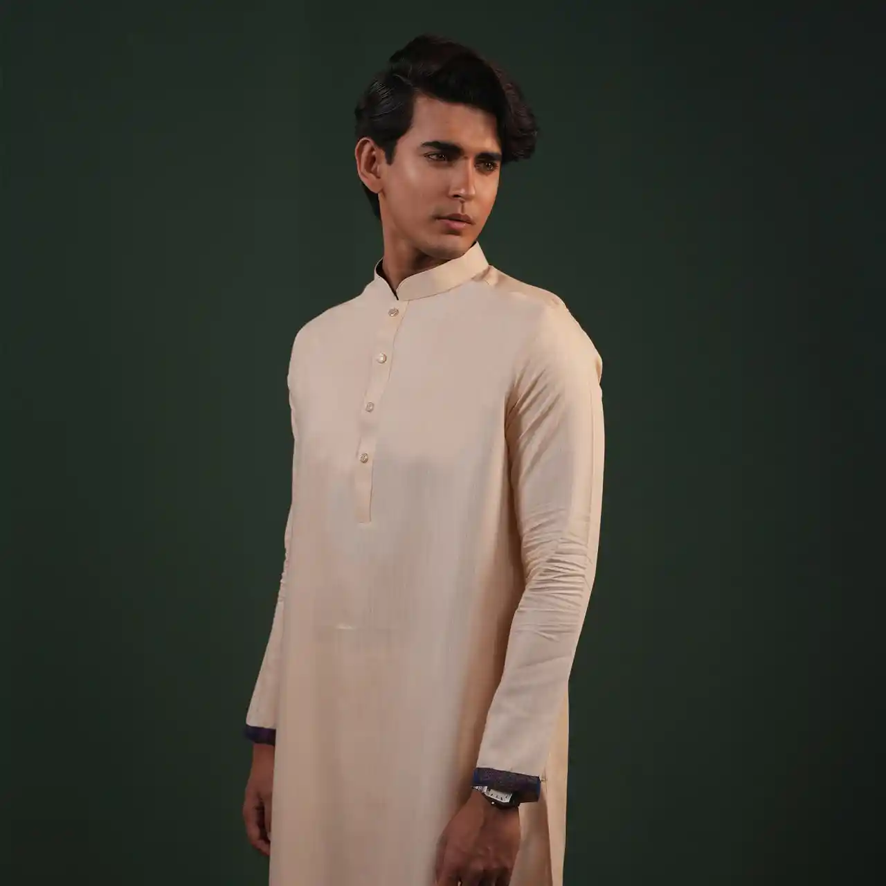 Panjabi – Warm Cream - Image 2