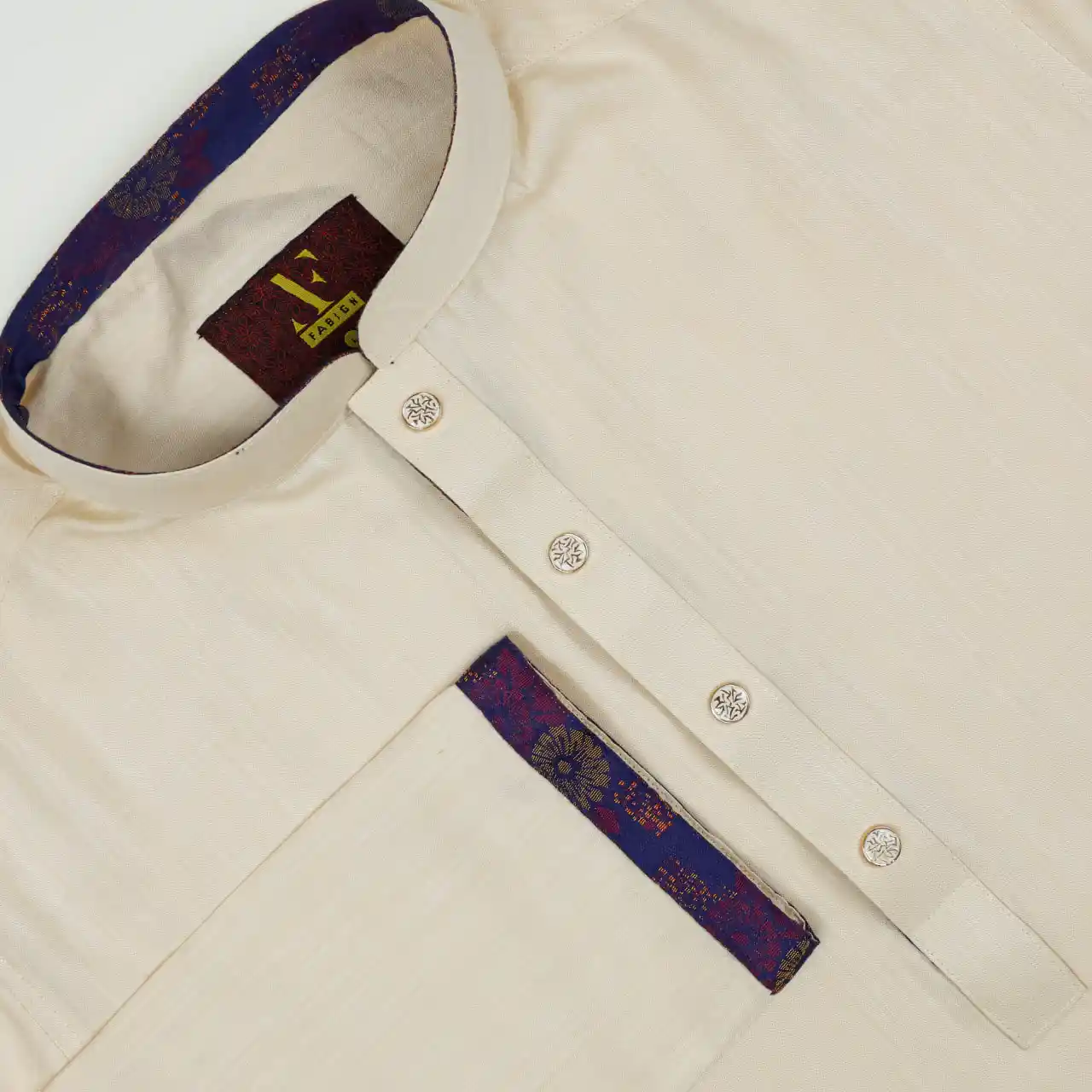 Panjabi – Warm Cream - Image 3