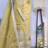 Mustard সাদাবাহার অরগাঞ্জা |  Pakistani inspired Unstitched