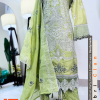 Olive Green লাক্সারি কটন রেডিমেড থ্রিপিস